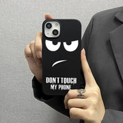 Matte Black Simple Silicone Phone Case